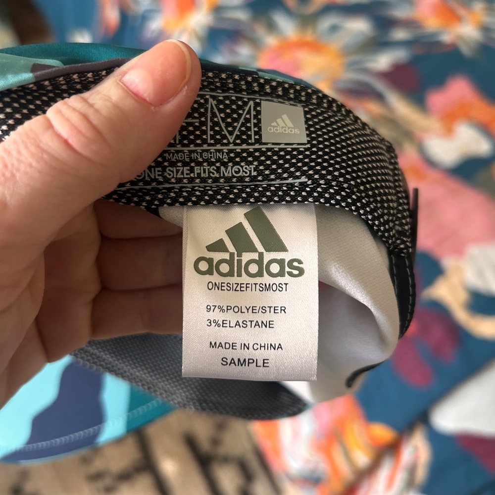 Adidas Light Blue Patterned Cap - Picture 3 of 3